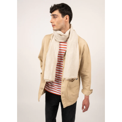 Foulard en lin naturel