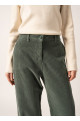 Pantalon en velours Tess Vegetal