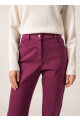 Pantalon droit Patricia Prune