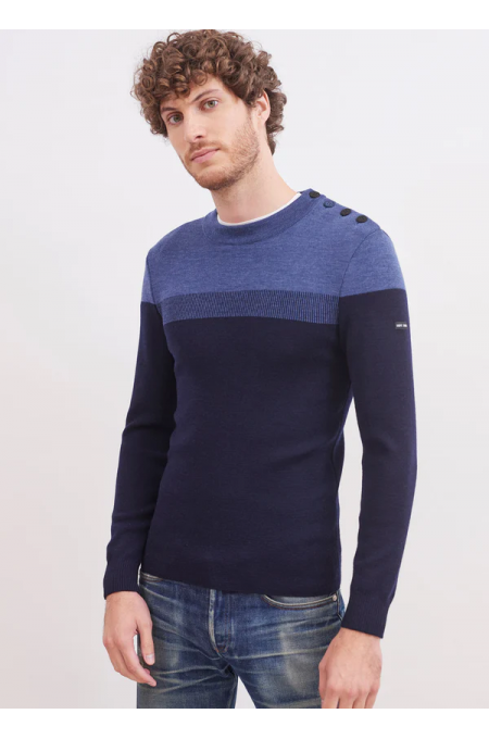 Pull marin Bretagne Marine/Jean