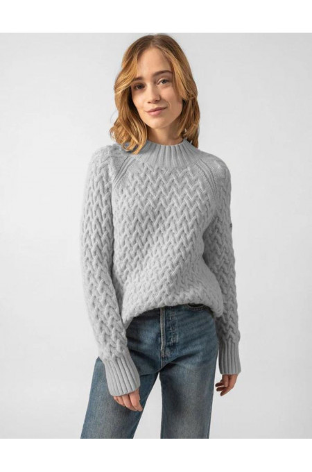 Pull col montant Cardiff Gris