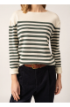 Pull Ecrins Ecume/Vegetal