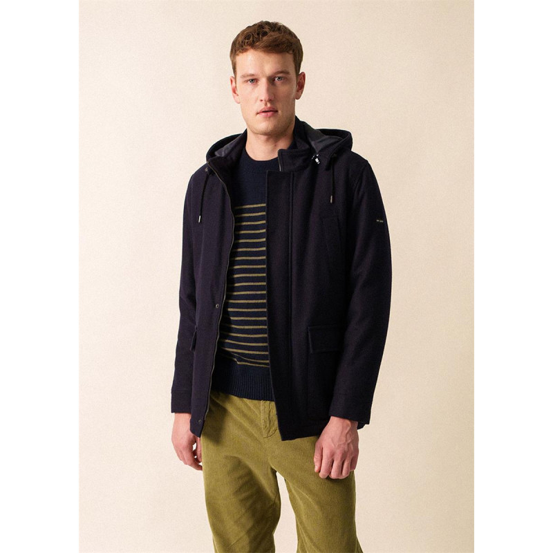 Manteau en laine St Jean Saint James Lapetitemariniere