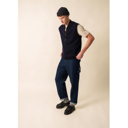 Gilet sans manches en laine...