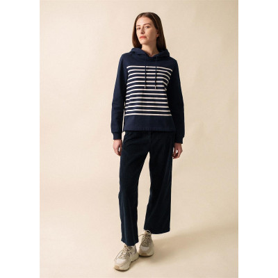 Sweat Coton rayé Norah...