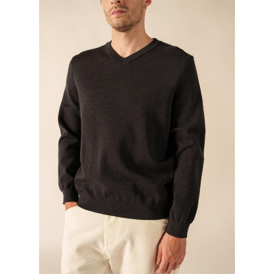 Pull en Laine col V...
