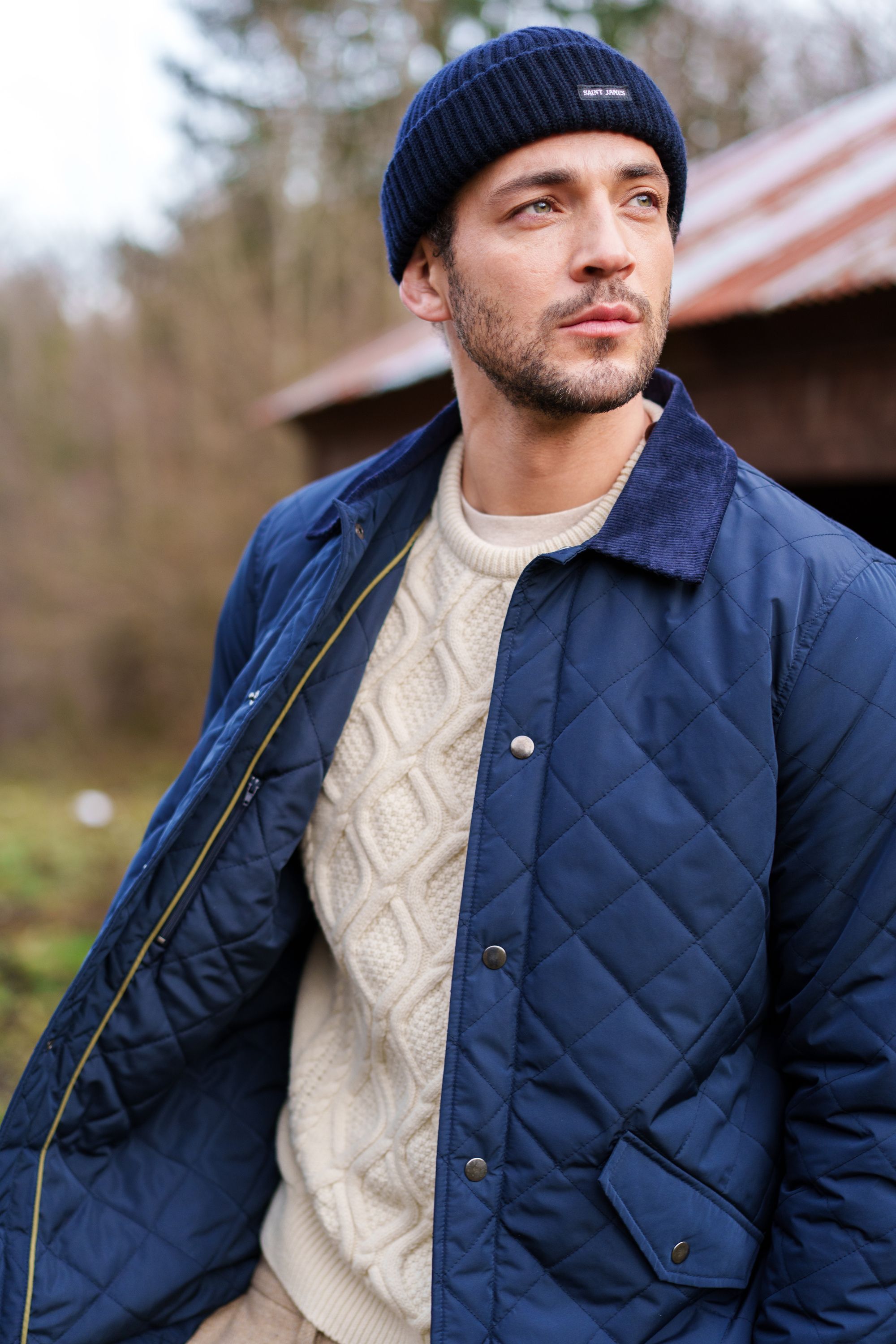 Laine Bouillie Manteau Veste Saint James Soldes Magasin Vêtement